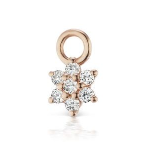 Maria Tash 4.5 mm Rose Gold Flower Earring Charm (ONLY ONE AVAILABLE)